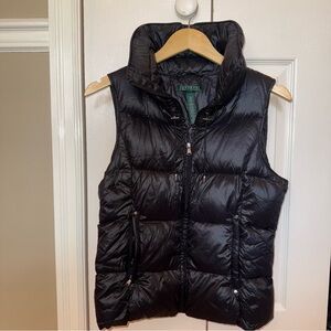 Ralph Lauren Black Puffer Vest